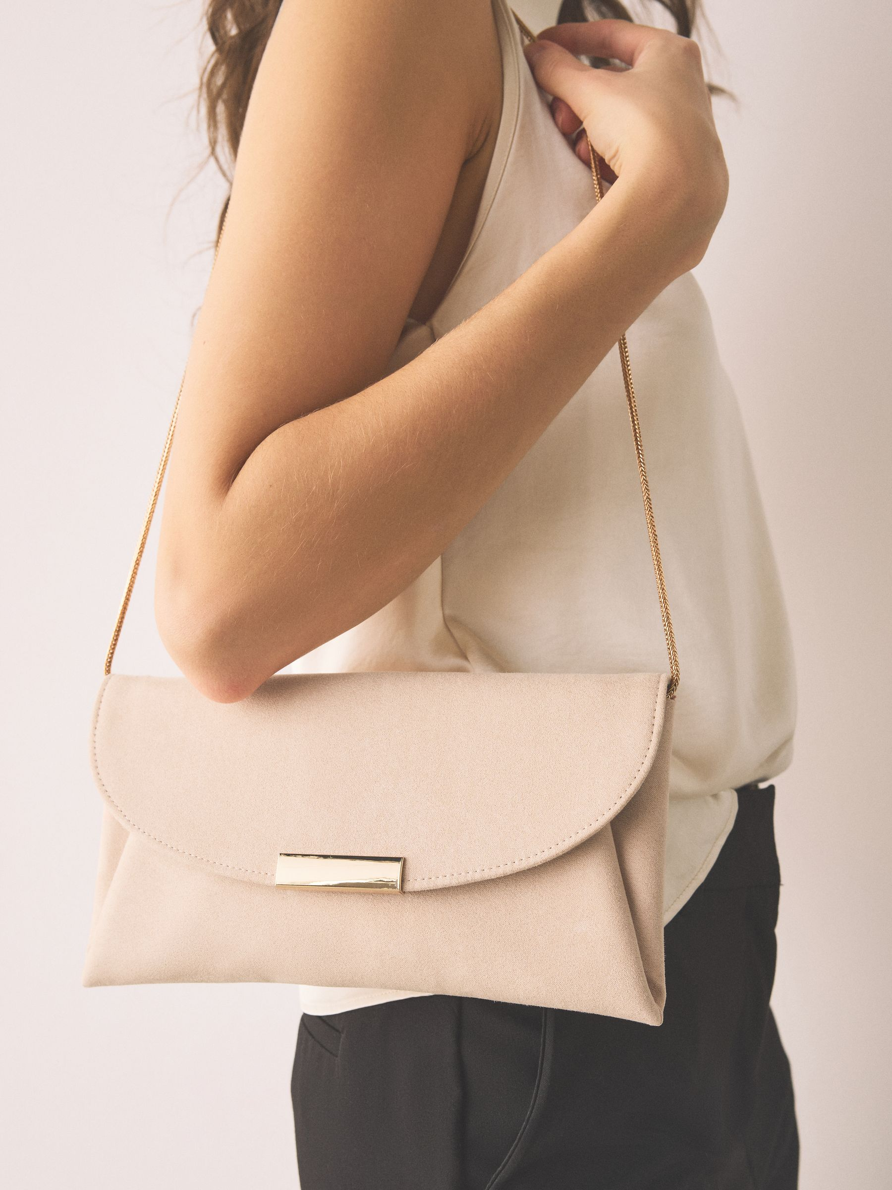 Nude Clutch Bag